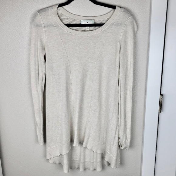 ruby moon Sweaters - Ruby Moon Lightweight Knit Sweater w/ Exposed Seam